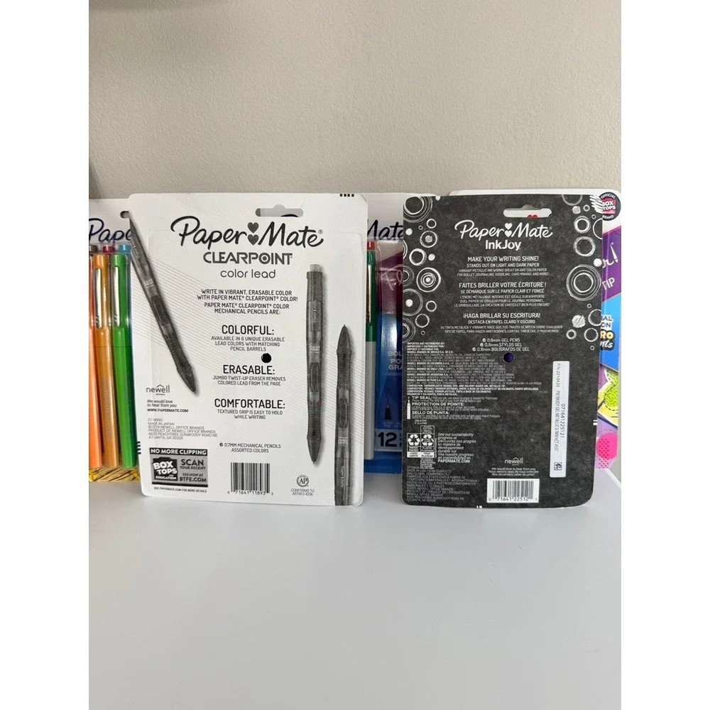 School Paper Mate Pens Pencils Bundle 5 Packs NWT